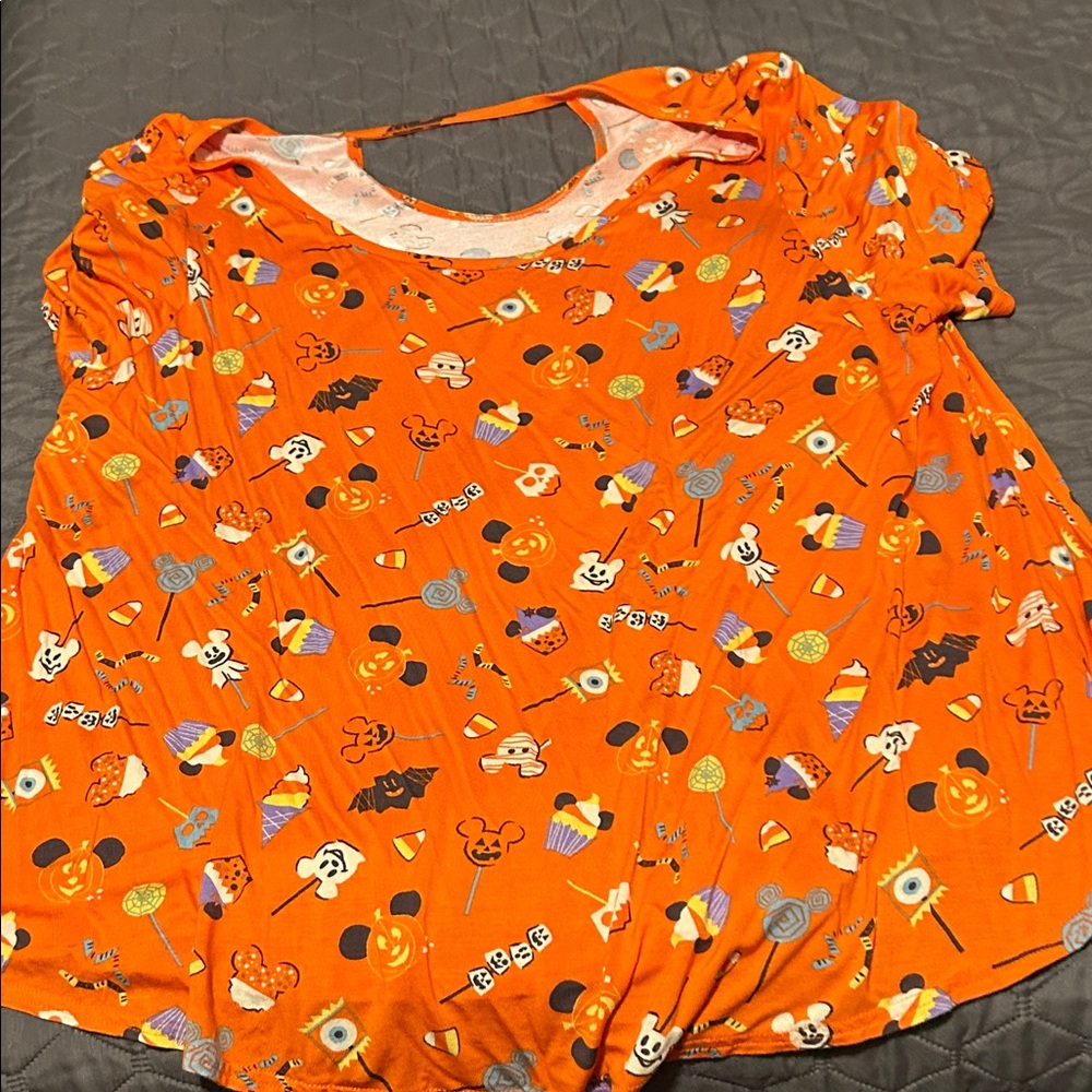 Disney Orange Halloween Women’s Tee
